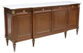 FRENCH LOUIS XVI STYLE MARBLE-