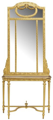 FRENCH LOUIS XVI STYLE MARBLE-