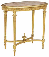 FRENCH LOUIS XVI STYLE MARBLE-