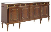 FRENCH LOUIS XVI STYLE MARBLE-