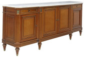 FRENCH LOUIS XVI STYLE MARBLE-