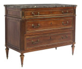 FRENCH LOUIS XVI STYLE MARBLE-
