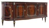 FRENCH LOUIS XVI STYLE MARBLE-