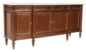 FRENCH LOUIS XVI STYLE MARBLE-