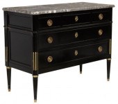 FRENCH LOUIS XVI STYLE MARBLE-