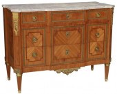 FRENCH LOUIS XVI STYLE MARBLE-