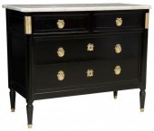 FRENCH LOUIS XVI STYLE MARBLE-