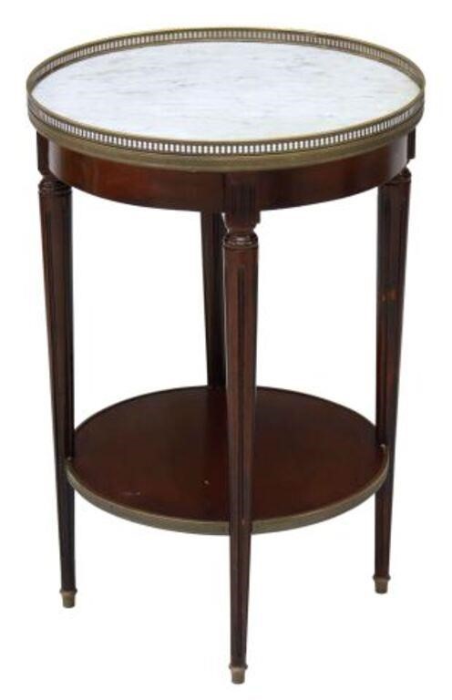 FRENCH LOUIS XVI STYLE MARBLE-TOP