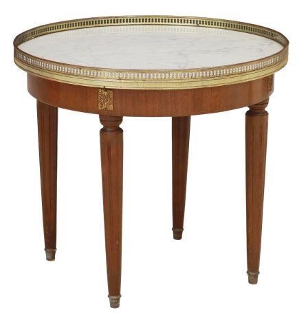 FRENCH LOUIS XVI STYLE MARBLE-TOP