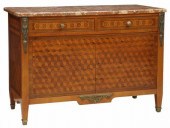 FRENCH LOUIS XVI STYLE MARBLE-