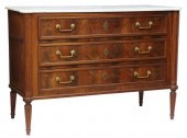 FRENCH LOUIS XVI STYLE MARBLE-
