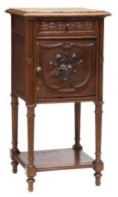 FRENCH LOUIS XVI STYLE MARBLE-