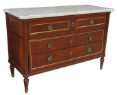 FRENCH LOUIS XVI STYLE MARBLE-