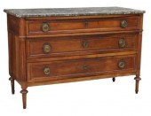 FRENCH LOUIS XVI STYLE MARBLE-