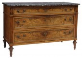 FRENCH LOUIS XVI STYLE MARBLE-