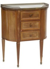 FRENCH LOUIS XVI STYLE MARBLE-