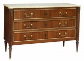 FRENCH LOUIS XVI STYLE MARBLE-