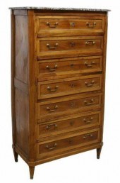 FRENCH LOUIS XVI STYLE MARBLE-
