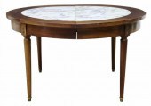 FRENCH LOUIS XVI STYLE MARBLE-
