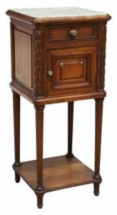 FRENCH LOUIS XVI STYLE MARBLE-