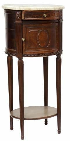 FRENCH LOUIS XVI STYLE MARBLE-TOP