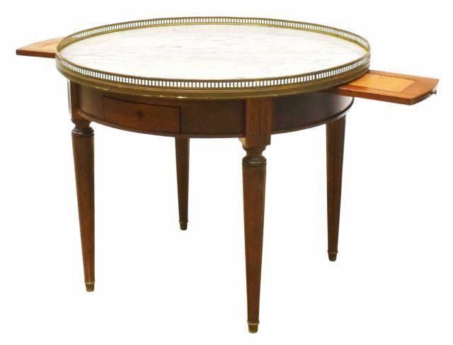 FRENCH LOUIS XVI STYLE MARBLE-TOP