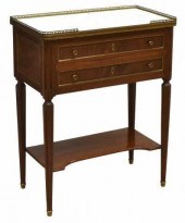 FRENCH LOUIS XVI STYLE MARBLE-