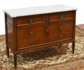 FRENCH LOUIS XVI STYLE MARBLE-