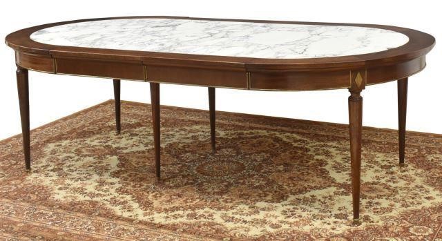 FRENCH LOUIS XVI STYLE MARBLE-TOP