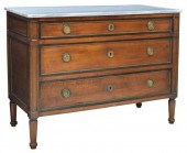 FRENCH LOUIS XVI STYLE MARBLE-