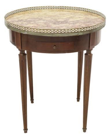 FRENCH LOUIS XVI STYLE MARBLE-TOP