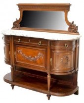 FRENCH LOUIS XVI STYLE MARBLE-