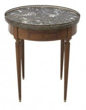 FRENCH LOUIS XVI STYLE MARBLE-