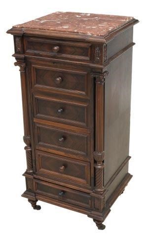 FRENCH LOUIS XVI STYLE MARBLE-TOP