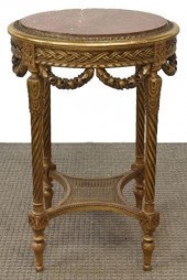 FRENCH LOUIS XVI STYLE MARBLE-