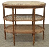 FRENCH LOUIS XVI STYLE MARBLE-