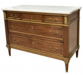 FRENCH LOUIS XVI STYLE MARBLE-