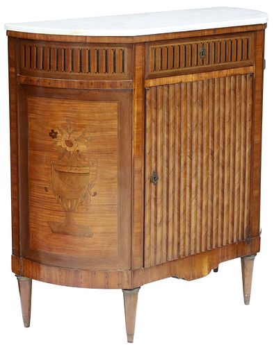 FRENCH LOUIS XVI STYLE MARQUETRY