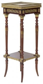 FRENCH LOUIS XVI STYLE ONYX-TO