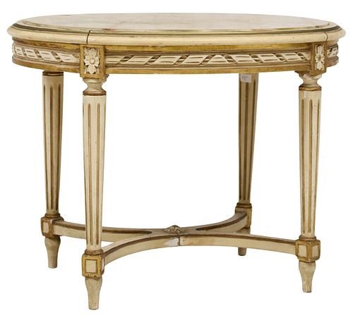 FRENCH LOUIS XVI STYLE ONYX-TOP