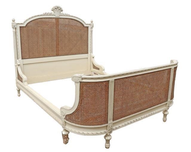 FRENCH LOUIS XVI STYLE PAINTED CANE