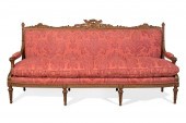 FRENCH LOUIS XVI STYLE RED DAM