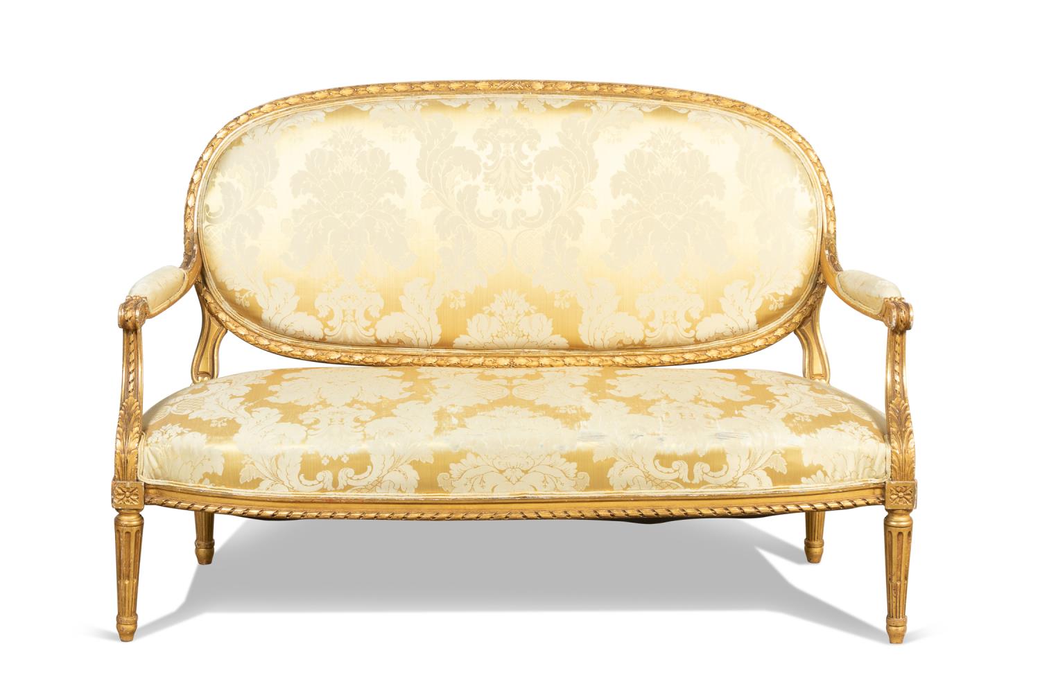 FRENCH LOUIS XVI STYLE SETTEE,