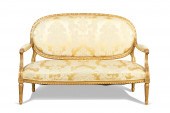 FRENCH LOUIS XVI STYLE SETTEE,