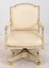 FRENCH LOUIS XVI STYLE SWIVEL