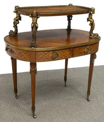 FRENCH LOUIS XVI STYLE TWO-TIER