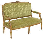 FRENCH LOUIS XVI STYLE UPHOLST