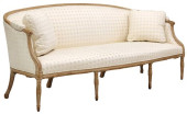 FRENCH LOUIS XVI STYLE UPHOLST