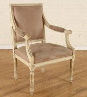 FRENCH LOUIS XVI STYLE UPHOLST