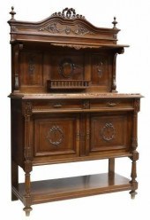 FRENCH LOUIS XVI STYLE WALNUT